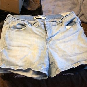 Woman’s denim shorts